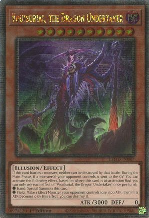 Vouiburial, the Dragon Undertaker (Quarter Century Secret Rare) (LEDE-EN087) - Legacy of Destruction 1st Edition Legacy of Destruction Yugioh Single Squirtle Squad Card Shop.