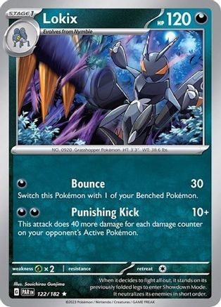 Lokix - 122/182/182 Deck Exclusives - Rare Deck Exclusives Pokemon Single Squirtle Squad Card Shop.