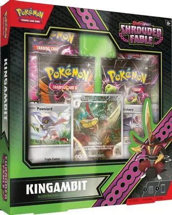 Kingambit Illustration Collection SV: Shrouded Fable Pokemon Sealed Squirtle Squad Card Shop.