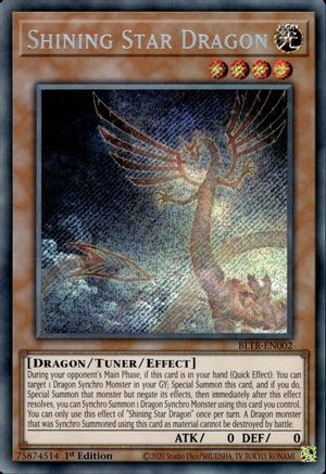 Shining Star Dragon (BLTR-EN002) - Battles of Legend: Terminal Revenge 1st Edition Battles of Legend: Terminal Revenge Yugioh Single Squirtle Squad Card Shop.
