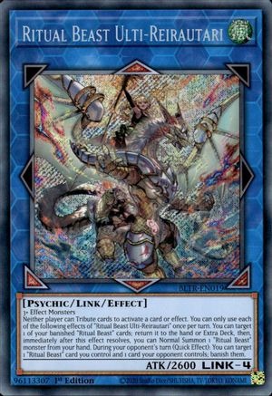 Ritual Beast Ulti-Reirautari (BLTR-EN019) - Battles of Legend: Terminal Revenge 1st Edition Battles of Legend: Terminal Revenge Yugioh Single Squirtle Squad Card Shop.