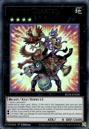 Wonky Quartet (BLTR-EN040) - Battles of Legend: Terminal Revenge 1st Edition Battles of Legend: Terminal Revenge Yugioh Single Squirtle Squad Card Shop.