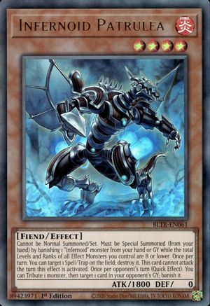 Infernoid Patrulea (BLTR-EN061) - Battles of Legend: Terminal Revenge 1st Edition Battles of Legend: Terminal Revenge Yugioh Single Squirtle Squad Card Shop.
