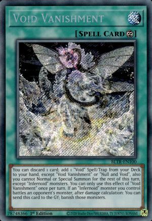 Void Vanishment (BLTR-EN100) - Battles of Legend: Terminal Revenge 1st Edition Battles of Legend: Terminal Revenge Yugioh Single Squirtle Squad Card Shop.