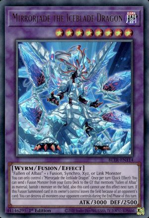 Mirrorjade the Iceblade Dragon (BLTR-EN114) - Battles of Legend: Terminal Revenge 1st Edition Battles of Legend: Terminal Revenge Yugioh Single Squirtle Squad Card Shop.