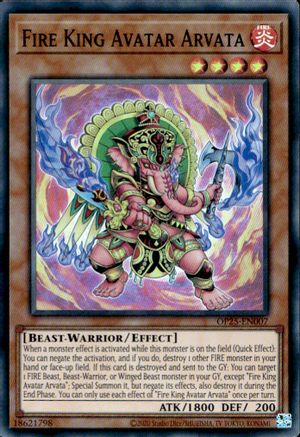 Fire King Avatar Arvata (OP25-EN007) - OTS Tournament Pack 25 Unlimited OTS Tournament Pack 25 Yugioh Single Squirtle Squad Card Shop.