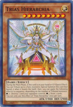 Trias Hierarchia (OP25-EN018) - OTS Tournament Pack 25 Unlimited OTS Tournament Pack 25 Yugioh Single Squirtle Squad Card Shop.
