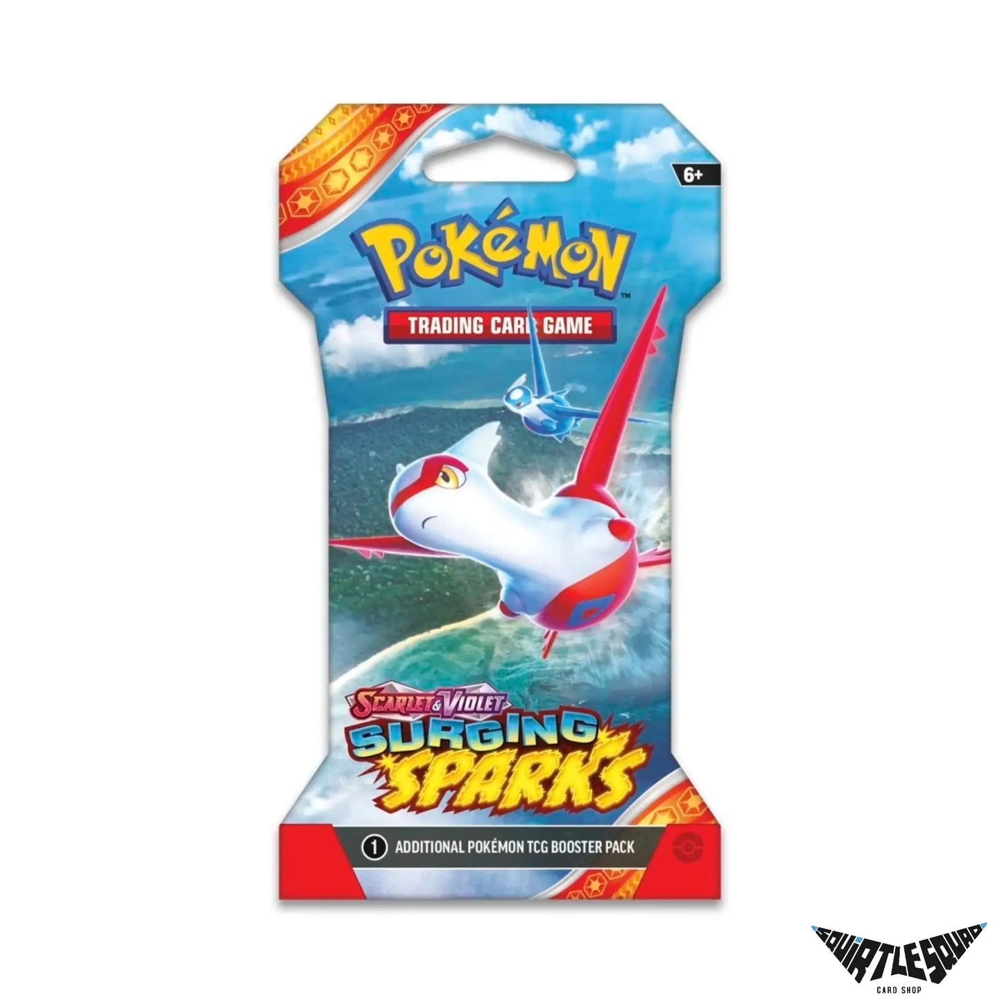 Pokémon TCG – Surging Sparks Sleeved Booster Pack – Scarlet & Violet – Factory Sealed Squirtle Squad Card Shop.