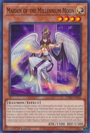 Maiden of the Millennium Moon (INFO-EN004) - The Infinite Forbidden 1st Edition The Infinite Forbidden Yugioh Single Squirtle Squad Card Shop.