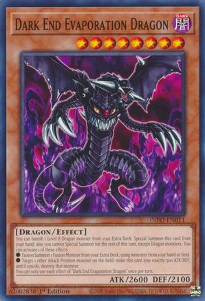 Dark End Evaporation Dragon (INFO-EN011) - The Infinite Forbidden 1st Edition The Infinite Forbidden Yugioh Single Squirtle Squad Card Shop.