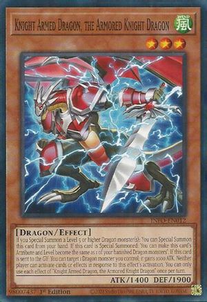 Knight Armed Dragon, the Armored Knight Dragon (INFO-EN012) - The Infinite Forbidden 1st Edition The Infinite Forbidden Yugioh Single Squirtle Squad Card Shop.