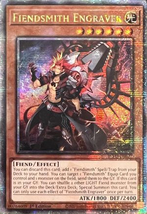 Fiendsmith Engraver (Quarter Century Secret Rare) (INFO-EN017) - The Infinite Forbidden 1st Edition The Infinite Forbidden Yugioh Single Squirtle Squad Card Shop.