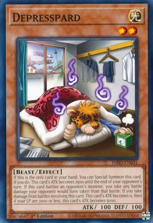 Depresspard (INFO-EN031) - The Infinite Forbidden 1st Edition The Infinite Forbidden Yugioh Single Squirtle Squad Card Shop.
