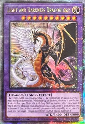 Light and Darkness Dragonlord (Quarter Century Secret Rare) (INFO-EN034) - The Infinite Forbidden 1st Edition The Infinite Forbidden Yugioh Single Squirtle Squad Card Shop.