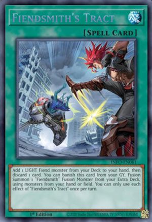 Fiendsmith's Tract (INFO-EN061) - The Infinite Forbidden 1st Edition The Infinite Forbidden Yugioh Single Squirtle Squad Card Shop.