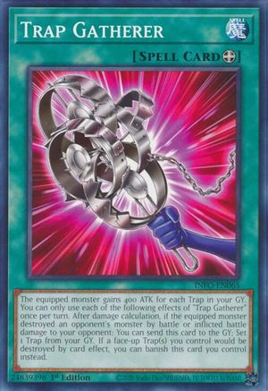 Trap Gatherer (INFO-EN065) - The Infinite Forbidden 1st Edition The Infinite Forbidden Yugioh Single Squirtle Squad Card Shop.