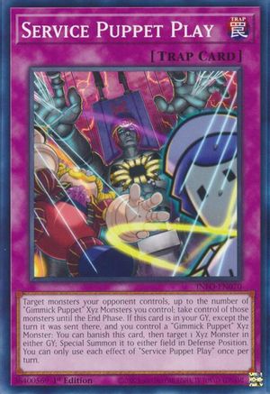 Service Puppet Play (INFO-EN070) - The Infinite Forbidden 1st Edition The Infinite Forbidden Yugioh Single Squirtle Squad Card Shop.