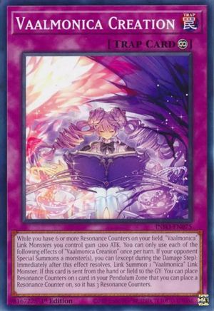 Vaalmonica Creation (INFO-EN075) - The Infinite Forbidden 1st Edition The Infinite Forbidden Yugioh Single Squirtle Squad Card Shop.