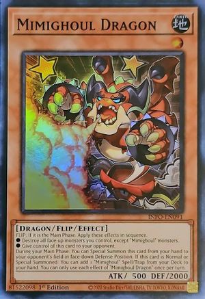 Mimighoul Dragon (INFO-EN091) - The Infinite Forbidden 1st Edition The Infinite Forbidden Yugioh Single Squirtle Squad Card Shop.
