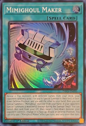 Mimighoul Maker (INFO-EN095) - The Infinite Forbidden 1st Edition The Infinite Forbidden Yugioh Single Squirtle Squad Card Shop.