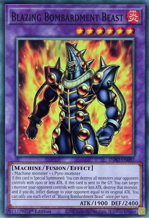 Blazing Bombardment Beast (INFO-EN097) - The Infinite Forbidden 1st Edition The Infinite Forbidden Yugioh Single Squirtle Squad Card Shop.