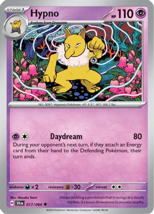Hypno 017 SV Shrouded Fable - Uncommon SV: Shrouded Fable Pokemon Single Squirtle Squad Card Shop.