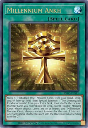 Millennium Ankh (INFO-ENSP1) (INFO-ENSP1) - The Infinite Forbidden Limited The Infinite Forbidden Yugioh Single Squirtle Squad Card Shop.