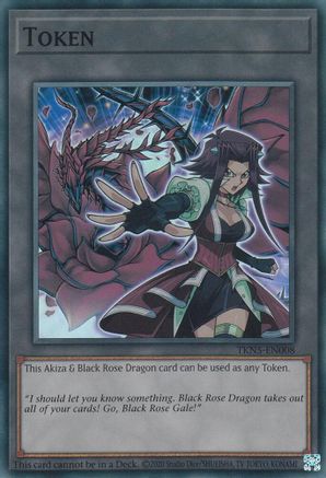 Token: Akiza & Black Rose Dragon (TKN5-EN008) - The Infinite Forbidden Unlimited The Infinite Forbidden Yugioh Single Squirtle Squad Card Shop.