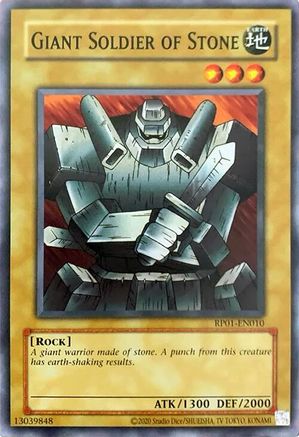 Giant Soldier of Stone (RP01-EN010) - Retro Pack (2020 Date Reprint) Unlimited Retro Pack (2020 Date Reprint) Yugioh Single Squirtle Squad Card Shop.