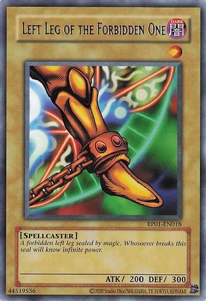 Left Leg of the Forbidden One (RP01-EN018) - Retro Pack (2020 Date Reprint) Unlimited Retro Pack (2020 Date Reprint) Yugioh Single Squirtle Squad Card Shop.