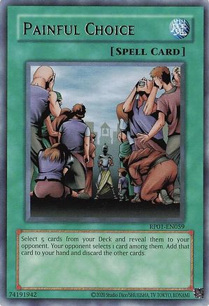 Painful Choice (RP01-EN059) - Retro Pack (2020 Date Reprint) Unlimited Retro Pack (2020 Date Reprint) Yugioh Single Squirtle Squad Card Shop.