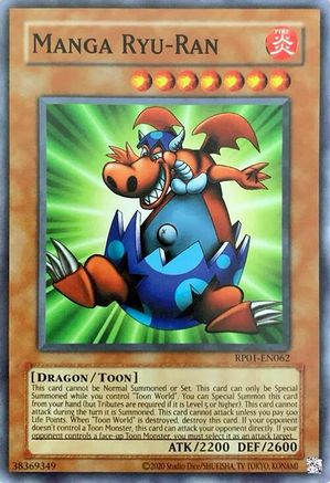 Manga Ryu-Ran (RP01-EN062) - Retro Pack (2020 Date Reprint) Unlimited Retro Pack (2020 Date Reprint) Yugioh Single Squirtle Squad Card Shop.