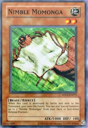 Nimble Momonga (RP01-EN071) - Retro Pack (2020 Date Reprint) Unlimited Retro Pack (2020 Date Reprint) Yugioh Single Squirtle Squad Card Shop.