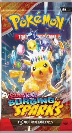 Surging Sparks Booster Pack SV08: Surging Sparks Pokemon Sealed Squirtle Squad Card Shop.