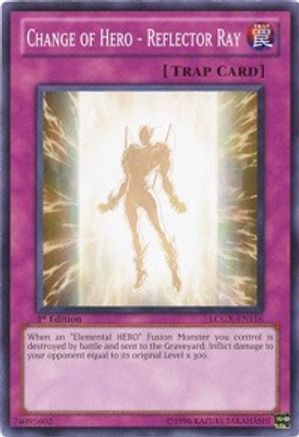 Change of Hero - Reflector Ray (LCGX-EN116) - Legendary Collection 2 1st Edition Legendary Collection 2 Yugioh Single Squirtle Squad Card Shop.