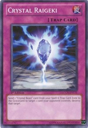 Crystal Raigeki (LCGX-EN171) - Legendary Collection 2 Unlimited Legendary Collection 2 Yugioh Single Squirtle Squad Card Shop.