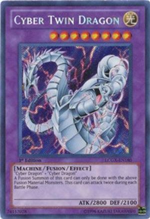 Cyber Twin Dragon (LCGX-EN180) - Legendary Collection 2 Unlimited Legendary Collection 2 Yugioh Single Squirtle Squad Card Shop.