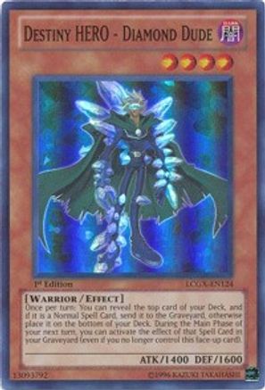 Destiny HERO - Diamond Dude (LCGX-EN124) - Legendary Collection 2 Unlimited Legendary Collection 2 Yugioh Single Squirtle Squad Card Shop.