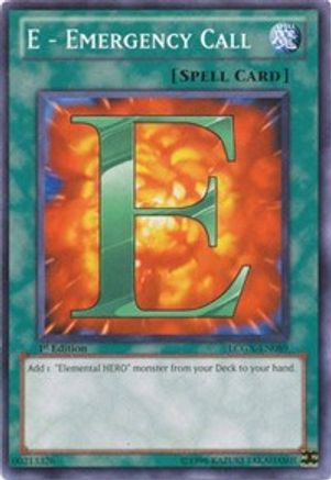 E - Emergency Call (LCGX-EN089) - Legendary Collection 2 1st Edition Legendary Collection 2 Yugioh Single Squirtle Squad Card Shop.