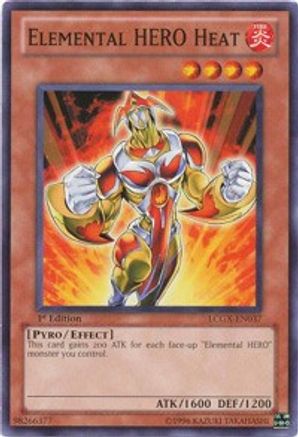 Elemental HERO Heat (LCGX-EN037) - Legendary Collection 2 1st Edition Legendary Collection 2 Yugioh Single Squirtle Squad Card Shop.