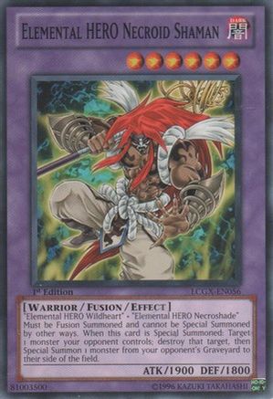 Elemental HERO Necroid Shaman (LCGX-EN056) - Legendary Collection 2 Unlimited Legendary Collection 2 Yugioh Single Squirtle Squad Card Shop.