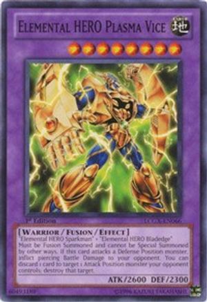 Elemental HERO Plasma Vice (LCGX-EN066) - Legendary Collection 2 1st Edition Legendary Collection 2 Yugioh Single Squirtle Squad Card Shop.