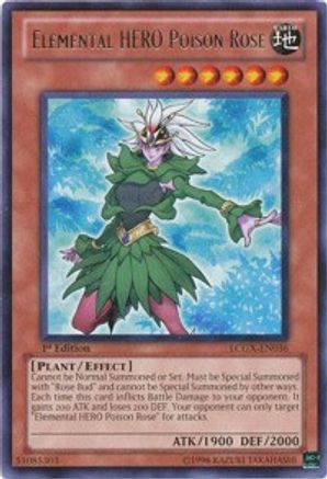 Elemental HERO Poison Rose (LCGX-EN036) - Legendary Collection 2 1st Edition Legendary Collection 2 Yugioh Single Squirtle Squad Card Shop.