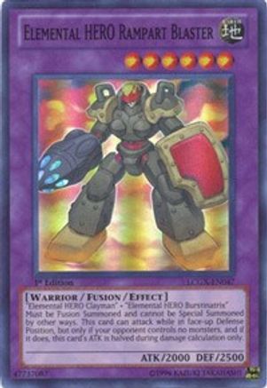 Elemental HERO Rampart Blaster (LCGX-EN047) - Legendary Collection 2 Unlimited Legendary Collection 2 Yugioh Single Squirtle Squad Card Shop.