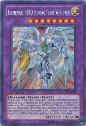 Elemental HERO Shining Flare Wingman (LCGX-EN050) - Legendary Collection 2 Unlimited Legendary Collection 2 Yugioh Single Squirtle Squad Card Shop.