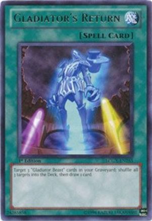 Gladiator's Return (LCGX-EN255) - Legendary Collection 2 Unlimited Legendary Collection 2 Yugioh Single Squirtle Squad Card Shop.