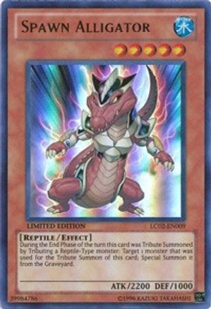 Spawn Alligator (LC02-EN009) - Legendary Collection 2 Limited Legendary Collection 2 Yugioh Single Squirtle Squad Card Shop.