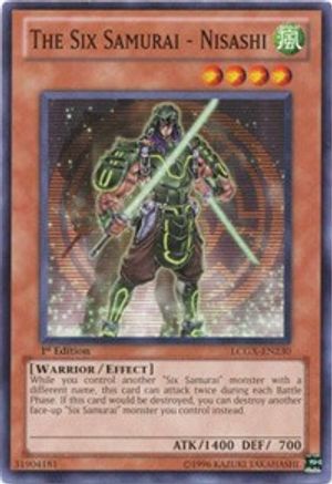 The Six Samurai - Nisashi (LCGX-EN230) - Legendary Collection 2 Unlimited Legendary Collection 2 Yugioh Single Squirtle Squad Card Shop.