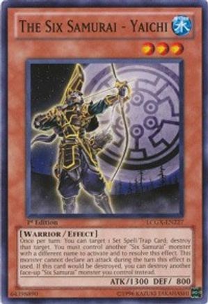 The Six Samurai - Yaichi (LCGX-EN227) - Legendary Collection 2 1st Edition Legendary Collection 2 Yugioh Single Squirtle Squad Card Shop.