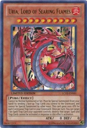 Uria, Lord of Searing Flames (LC02-EN001) - Legendary Collection 2 Limited Legendary Collection 2 Yugioh Single Squirtle Squad Card Shop.